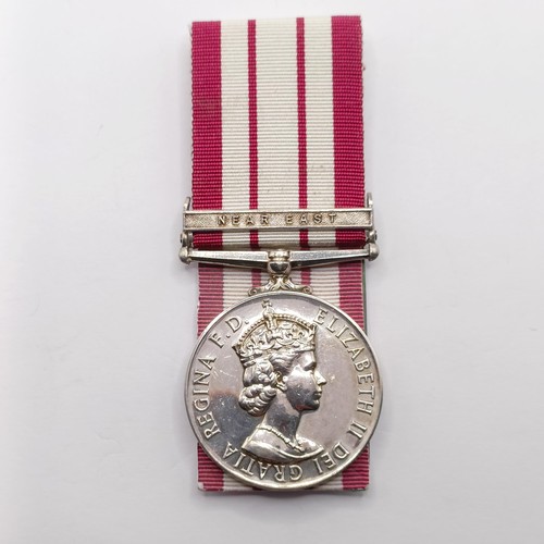 835 - A Naval General Service 1915-62 Medal, awarded to C/Mx 885997 I G Warren Ldg CK (S RN), with a Near ... 