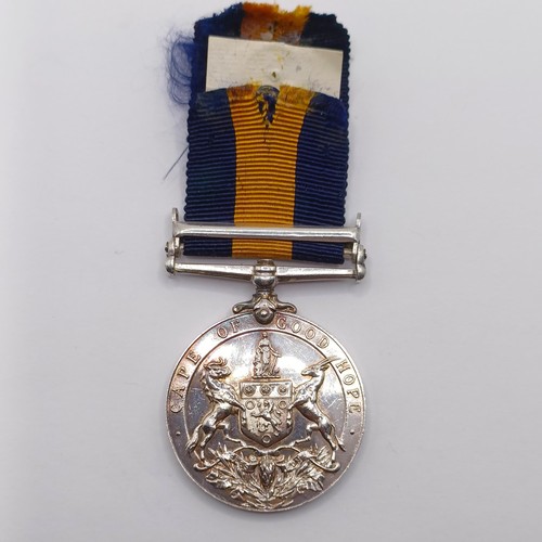 843 - A Cape Of Good Hope General Service Medal, with Bechuanaland bar, later named to Pte D E Hope Cape P... 