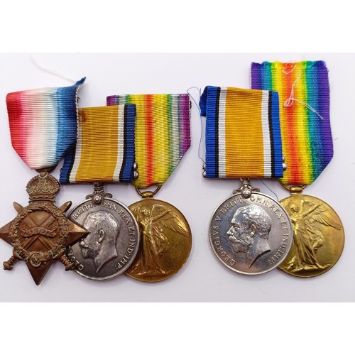 856 - A 1914-15 Star Trio, awarded to M2-053510 Pte P M Wilson ASC, and a British War Medal and Victory Me... 