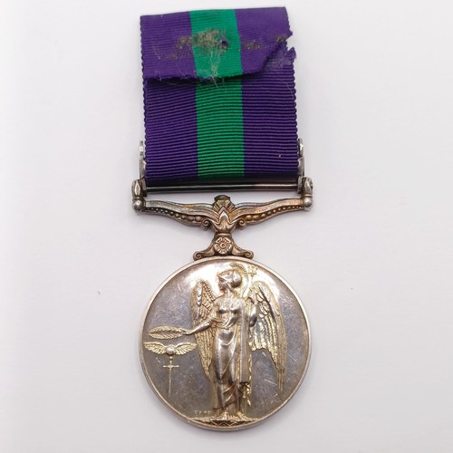 869 - A General Service Medal 1962-2007, with Malaya bar, awarded to 22563147 Tpr K T B Andrews 11H  Prove... 