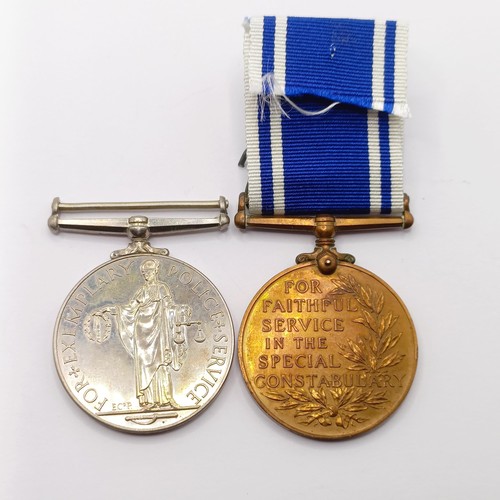 871 - A 1914-15 Star Trio, awarded to 2 Lieut J W Agnew High LI, a Police Exemplary Medal, awarded to Cons... 