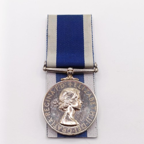 878 - A Royal Naval LS & GC Medal, awarded to J 928108 P G Dyke PO HMS Tenby Provenance:  From a lifetime ... 