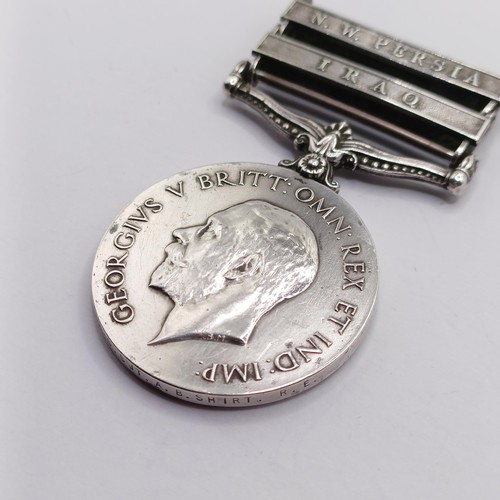 903 - A General Service Medal 1918-62, with Iraq and NW Persia bars, awarded to 314885 A-S Sjt A B Shirt R... 