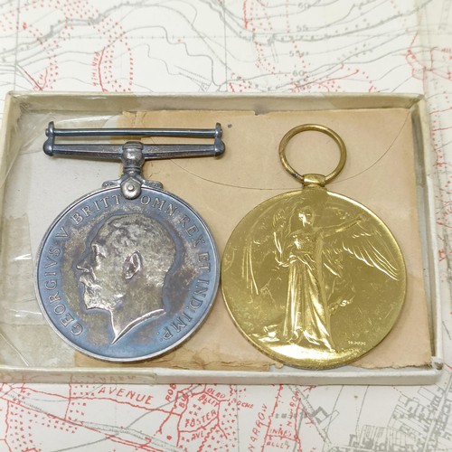 914 - A British War Medal and Victory Medal pair, awarded to 2 Lieut A Monk-Jones, with boxes of issue and... 