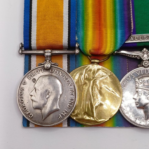 917 - A group of eight medals, awarded to 23230 Pte A Harrington R Berks R, comprising a British War Medal... 