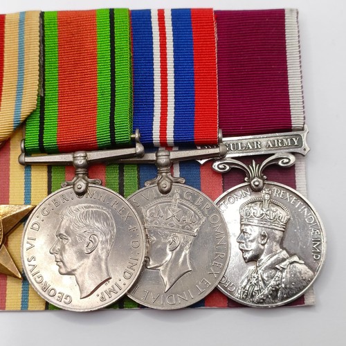 917 - A group of eight medals, awarded to 23230 Pte A Harrington R Berks R, comprising a British War Medal... 