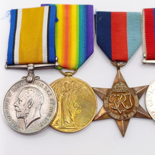 918 - A group of six medals, awarded to 28342 Pte L C Borsberry Som LI, comprising a British Ward Medal, a... 