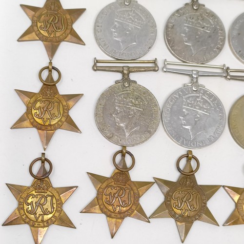 922 - A large group of assorted WWII Medals and Stars  Provenance:  From a lifetime of medal collecting