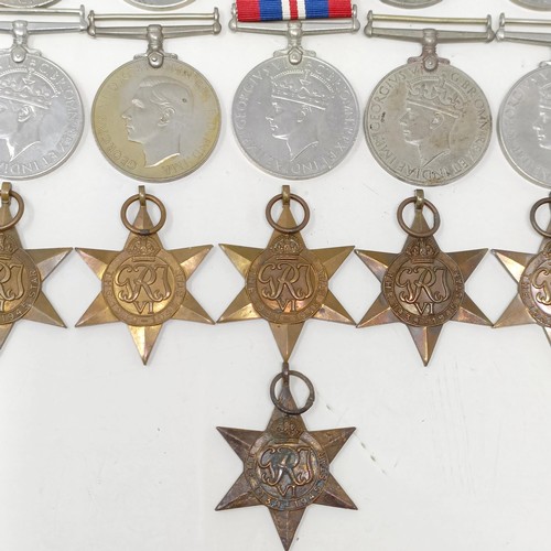 922 - A large group of assorted WWII Medals and Stars  Provenance:  From a lifetime of medal collecting