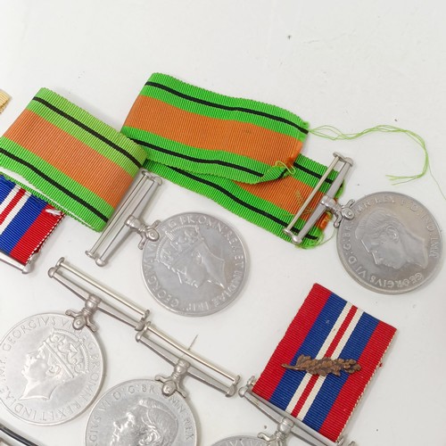 922 - A large group of assorted WWII Medals and Stars  Provenance:  From a lifetime of medal collecting