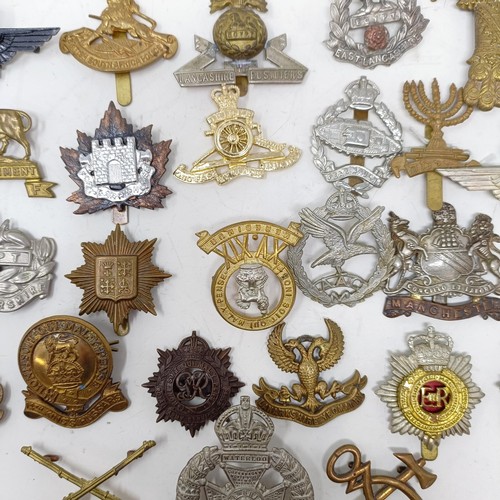 981 - Assorted military cap and other badges