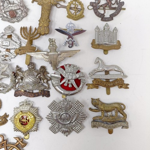 981 - Assorted military cap and other badges