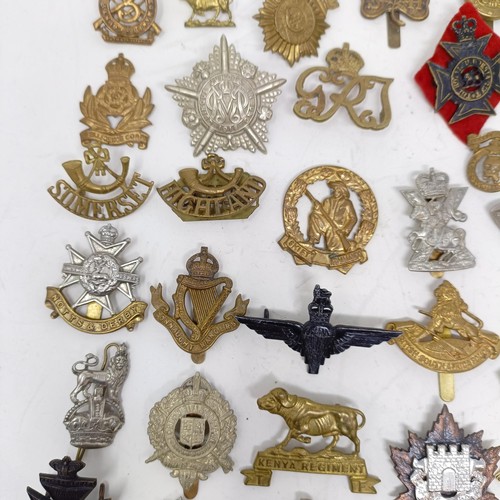 981 - Assorted military cap and other badges