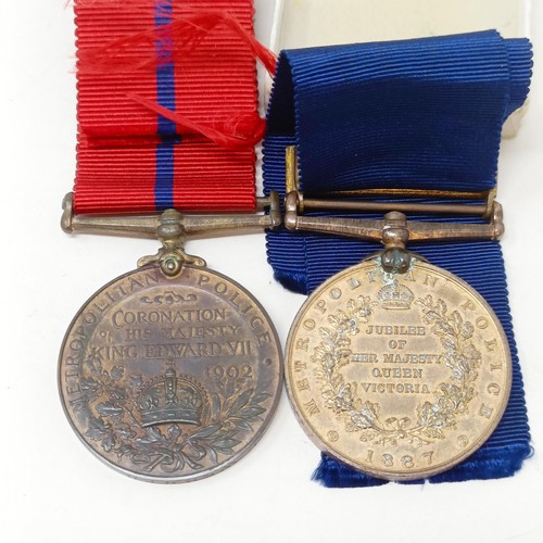 982 - On instructions of the Webber family: A Victorian Metropolitan Police 1897 medal, awarded to PC J We... 