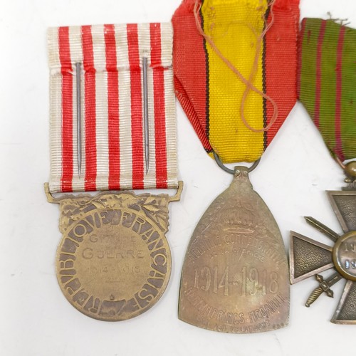 983 - A group of nine French WWI & WWII gallantry and other medals