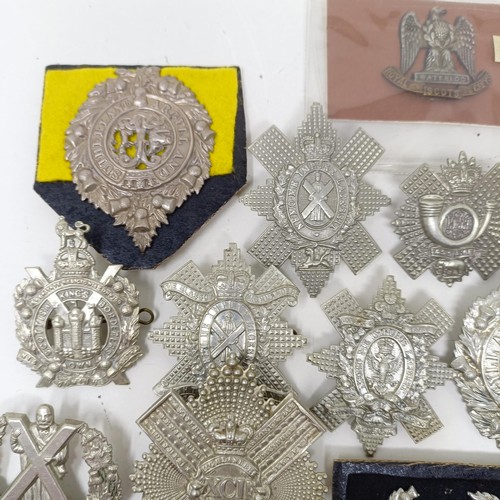 984 - Assorted Scottish Regiment and other badges (box)