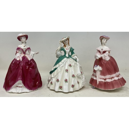 1316 - A set of six Royal Worcester figures, assorted other ceramics (box)