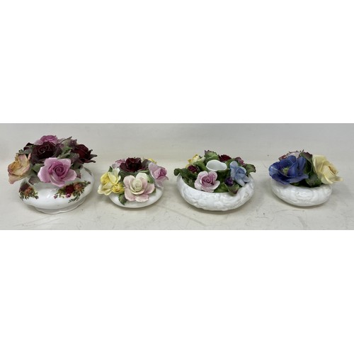 1316 - A set of six Royal Worcester figures, assorted other ceramics (box)