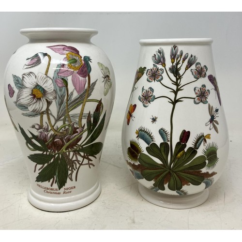 1319 - A Portmeirion Botanical vase, 21 cm high, assorted ceramics and glassware (3 boxes)