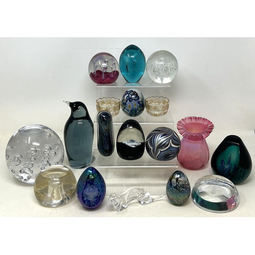 1355 - Assorted glass paperweights (2 boxes)