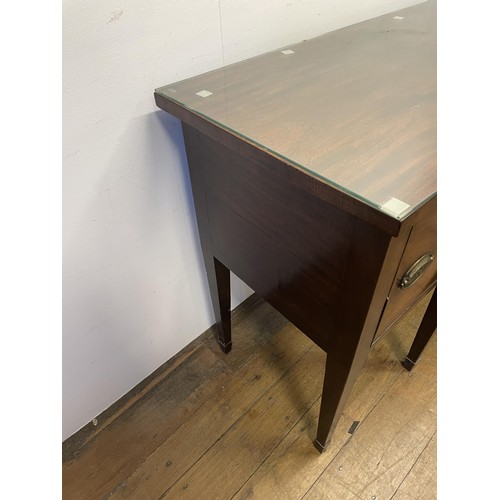 1625 - A 19th century inlaid mahogany sideboard, 158 cm wide