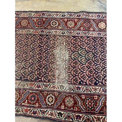 1590 - A Persian runner, 370 x 107 cm