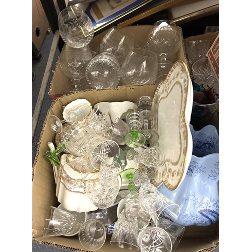 1398 - Assorted ceramics and glasswares (qty)