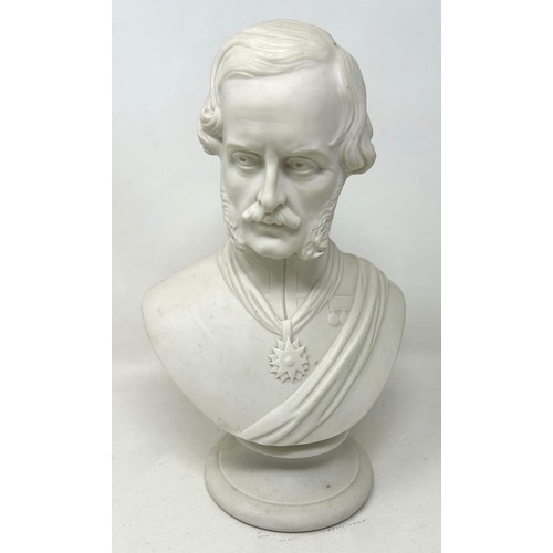 1450 - A parian bust, of Prince Albert, 24 cm high