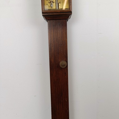 1530 - A stick barometer, by I Newman, 90 cm