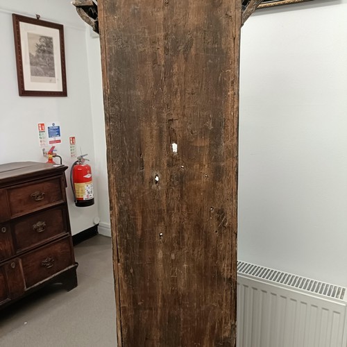 1535 - A longcase clock, with an associated painted dial, signed John Wood, Stroud, fitted a 30 hour moveme... 