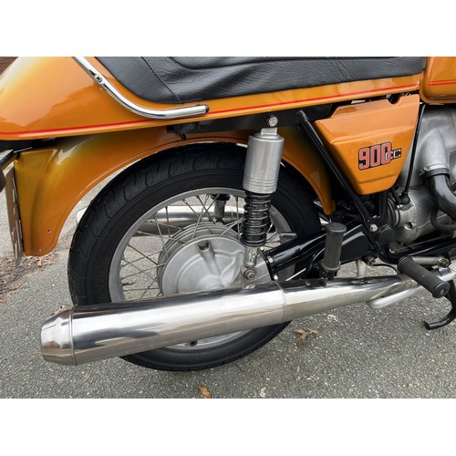 1976 BMW R90S Registration number TMA 880R Frame number 4093088 Engine ...
