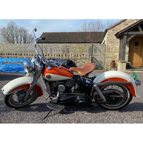 1958 Harley Davidson Panhead DuoglideRegistration number 922 YURFrame  number 58 F 12466Engine number