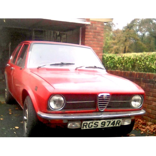35 - 1977 Alfa Romeo Alfetta 1.6 Registration number RGS 974R Red, 1600 cc 101,000 recorded miles MOT/Tax... 