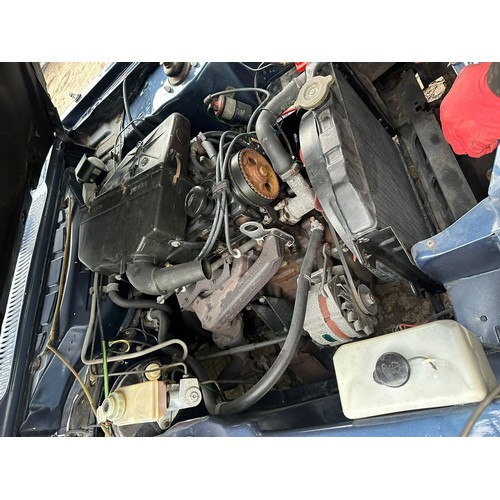 43 - 1985 Ford Capri 2.0 Laser Registration number B20 LSR Blue over grey with a black interior Purchased... 