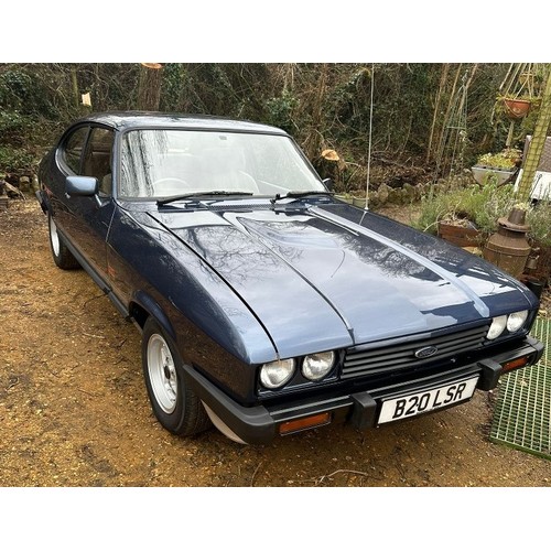 43 - 1985 Ford Capri 2.0 Laser Registration number B20 LSR Blue over grey with a black interior Purchased... 