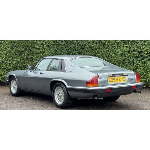 45 - 1988 Jaguar XJ-S 3.6 CoupeRegistration number E259 OADMetallic light blue with a half leather and cl... 
