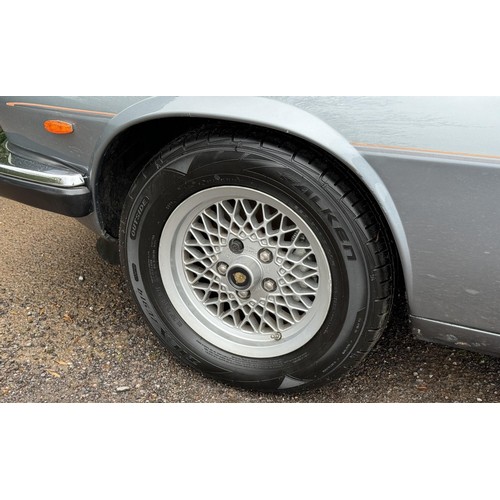 45 - 1988 Jaguar XJ-S 3.6 CoupeRegistration number E259 OADMetallic light blue with a half leather and cl... 