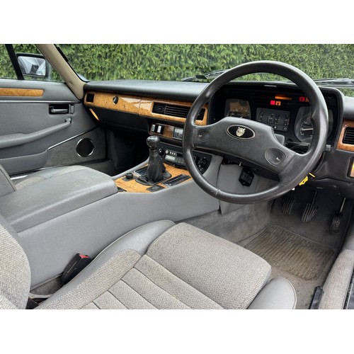 45 - 1988 Jaguar XJ-S 3.6 CoupeRegistration number E259 OADMetallic light blue with a half leather and cl... 