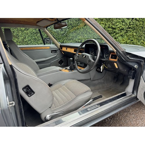 45 - 1988 Jaguar XJ-S 3.6 CoupeRegistration number E259 OADMetallic light blue with a half leather and cl... 