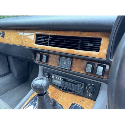 45 - 1988 Jaguar XJ-S 3.6 CoupeRegistration number E259 OADMetallic light blue with a half leather and cl... 