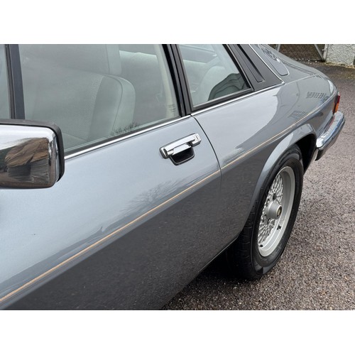 45 - 1988 Jaguar XJ-S 3.6 CoupeRegistration number E259 OADMetallic light blue with a half leather and cl... 