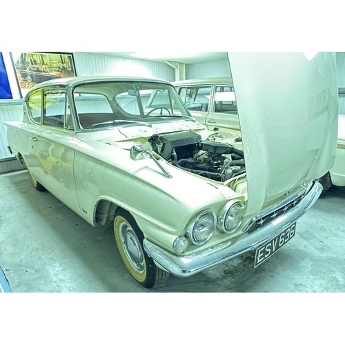 53 - 1962 Ford Consul Classic 315Best bid to be submittedRegistration number ESV 636Chassis number Z33B46... 