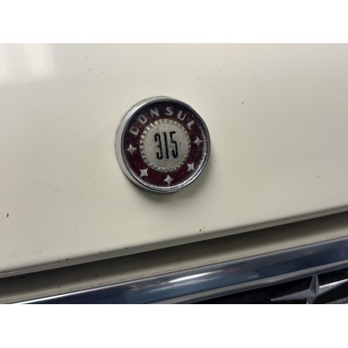 53 - 1962 Ford Consul Classic 315Best bid to be submittedRegistration number ESV 636Chassis number Z33B46... 