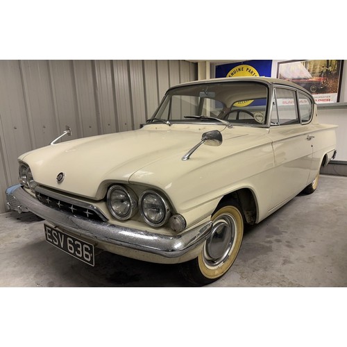53 - 1962 Ford Consul Classic 315Best bid to be submittedRegistration number ESV 636Chassis number Z33B46... 