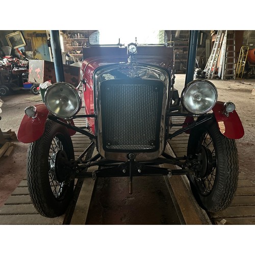 79 - 1936 Austin 7 Ulster SpecialRegistration number AMG 732Chassis number 228924Engine number 224880RedB... 