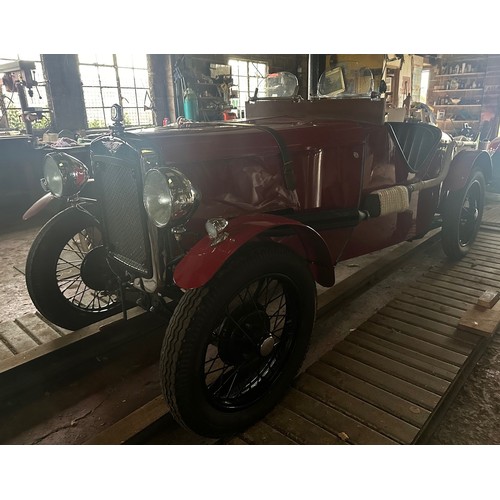 79 - 1936 Austin 7 Ulster SpecialRegistration number AMG 732Chassis number 228924Engine number 224880RedB... 