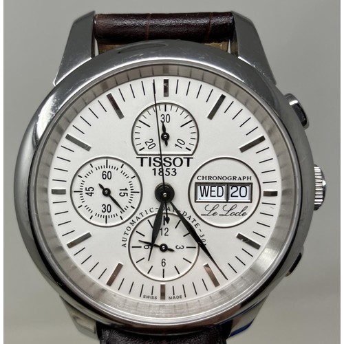 22 - A gentleman's stainless steel Tissot Le Lode Automatic wristwatch, in an associated box