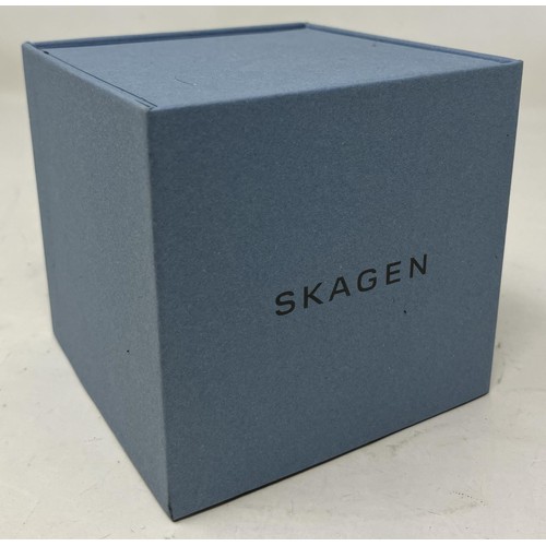 32 - A gentleman's stainless steel Skagen Ancher SKW6234 wristwatch, boxed, with instruction and warranty... 