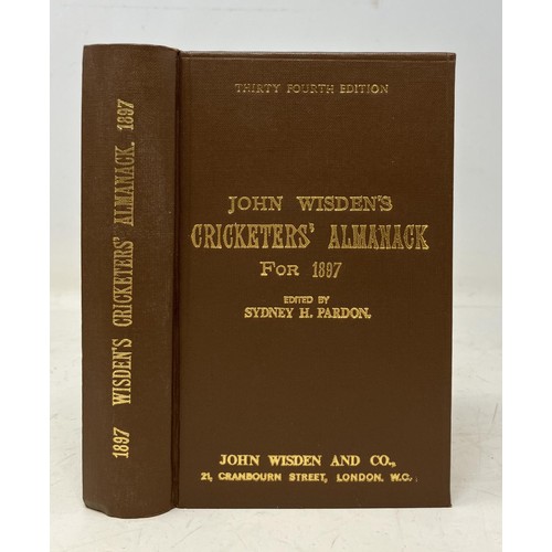 507 - A Wisden Cricketers' Almanack, 1897Provenance:  From the Harry Brewer Cricket Memorabilia Collection... 