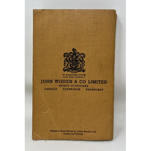 552 - A Wisden Cricketers' Almanack, 1941Provenance:  From the Harry Brewer Cricket Memorabilia Collection... 